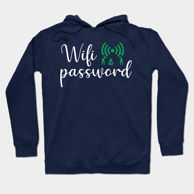 Wifi Password Internet Hoodie by Shop Ovov